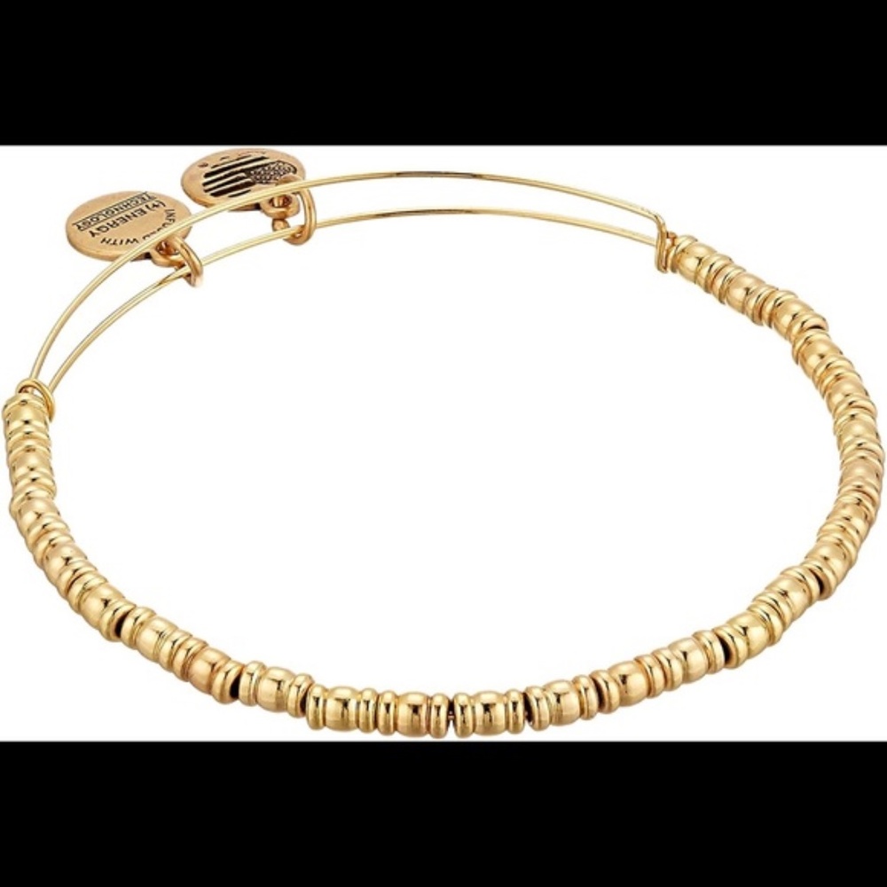 ALEX AND ANI Rocker Beaded Bangle - Picture 2 of 7